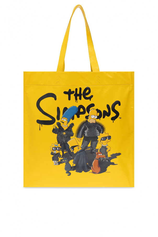 【BALENCIAGA】SIMPSONS GUSSET POUCH ポーチ★関税送料込み Balenciaga Black The Simpsons Gus Pouch Leather Pony-style